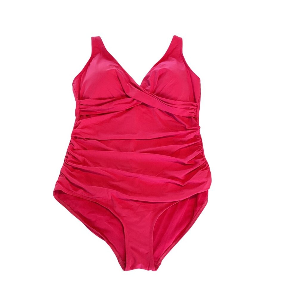 NWOT Sea Level Swim Australia Hot Pink One-Piece Swimsuit Size 16 US/20 AUS NEW